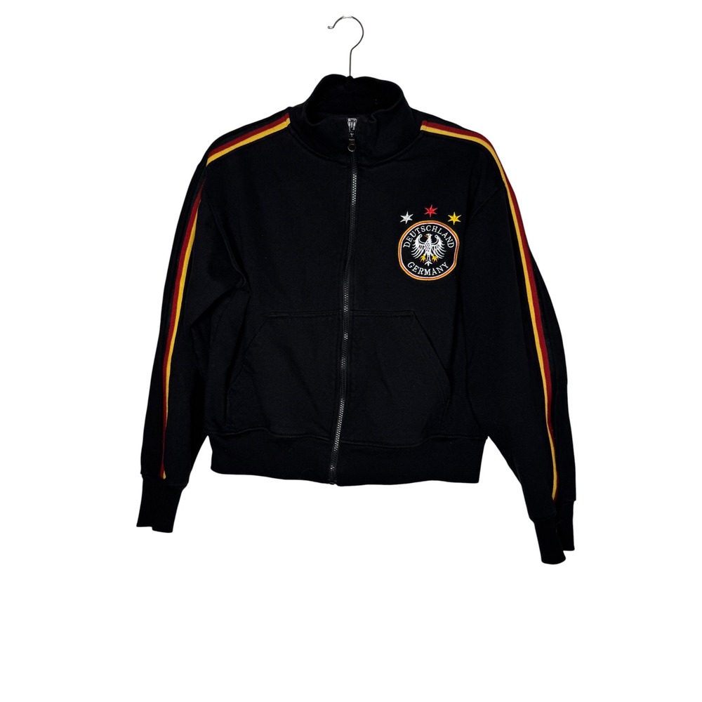 RMT Germany Deutschland Jacket Mens‎ Medium Black Full Zip Soccer Sportswear